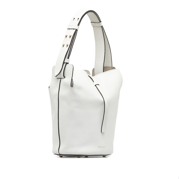 Pre-Loved Burberry Leather Bucket Bag - Picture 2 of 10